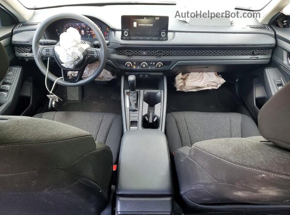 1HGCY1F20SA083514 2025 HONDA ACCORD Black Առջևի վահանակի տեսք