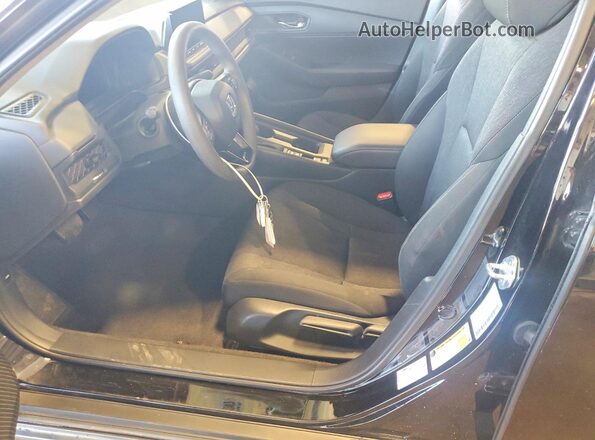 1HGCY1F21PA010384 2023 HONDA ACCORD Black Front interior view
