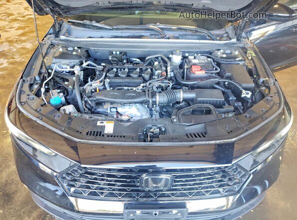 1HGCY1F21PA010384 2023 HONDA ACCORD Black Rear interior view