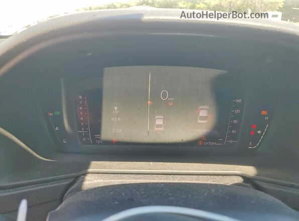 1HGCY1F21PA050545 2023 HONDA ACCORD Белый Вид щитка приборов