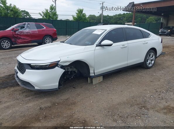 1HGCY1F21RA057644 2024 HONDA ACCORD White Առջևի ձախ երեք քառորդ տեսարան