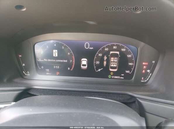 1HGCY1F21SA012872 2025 HONDA ACCORD Gray Հետևի նստատեղերի տեսք