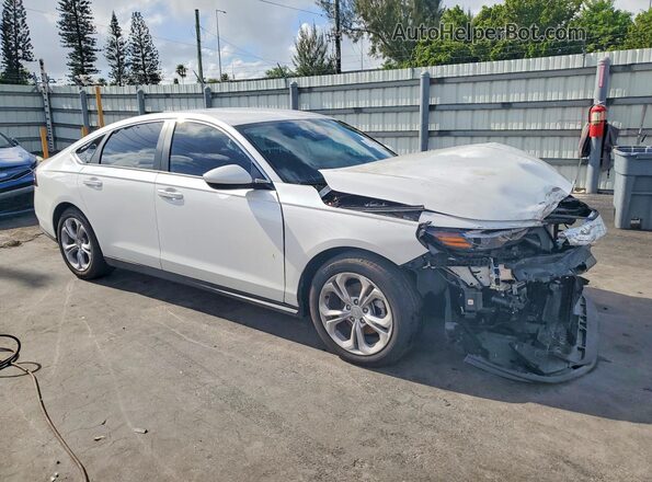 1HGCY1F21SA078077 2025 HONDA ACCORD Белый Передняя правая четверть