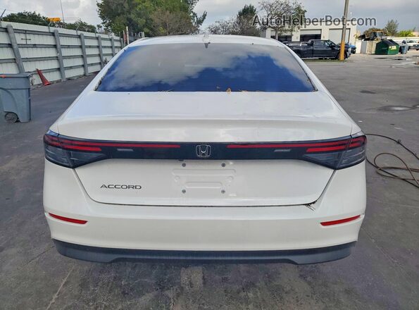 1HGCY1F21SA078077 2025 HONDA ACCORD Белый Вид сзади