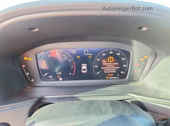 1HGCY1F22PA002987 2023 HONDA ACCORD Silver ხელსაწყოთა პანელის ხედი