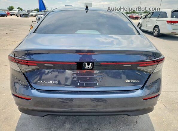 1HGCY1F22SA079187 2025 HONDA ACCORD Black Widok z tyłu
