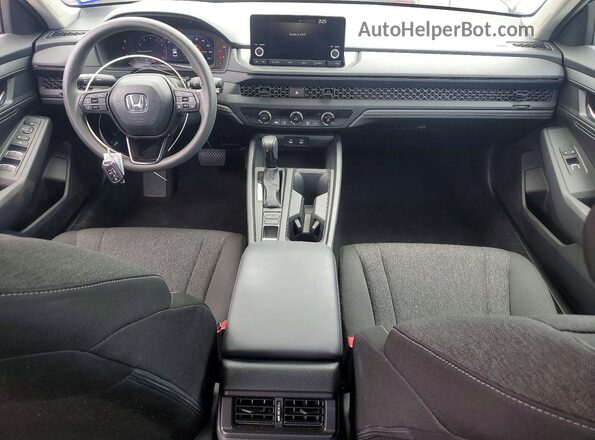 1HGCY1F22SA091131 2025 HONDA ACCORD Black Вид панелі приладів