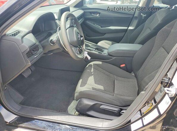 1HGCY1F22SA091131 2025 HONDA ACCORD Black Вид салону спереду