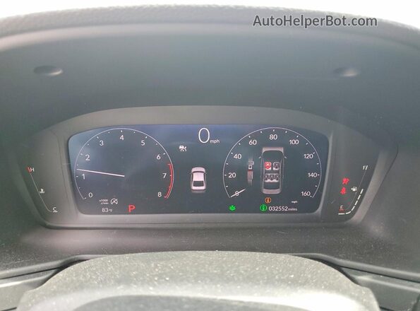 1HGCY1F23RA090175 2024 HONDA ACCORD White Instrument cluster view