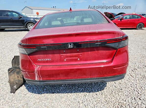 1HGCY1F24SA089834 2025 HONDA ACCORD Красный Вид сзади