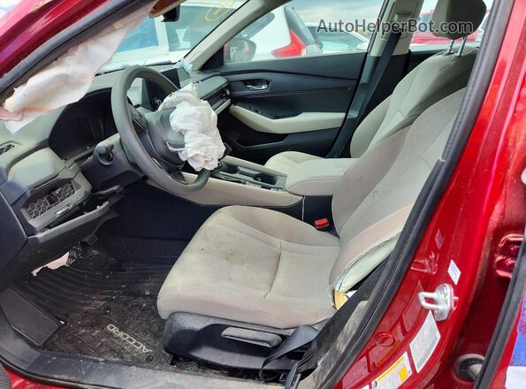 1HGCY1F24SA089834 2025 HONDA ACCORD Красный Вид салона спереди