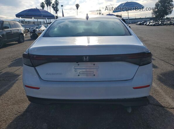 1HGCY1F25PA030444 2023 HONDA ACCORD White Հետևի տեսք