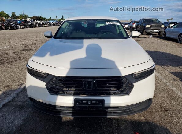 1HGCY1F25PA030444 2023 HONDA ACCORD White Դիմացի տեսք