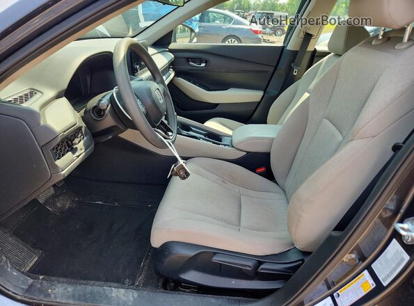 1HGCY1F25RA083308 2024 HONDA ACCORD Charcoal Вид салону спереду