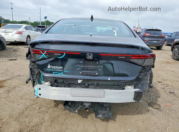 1HGCY1F25SA002278 2025 HONDA ACCORD Black Widok z tyłu