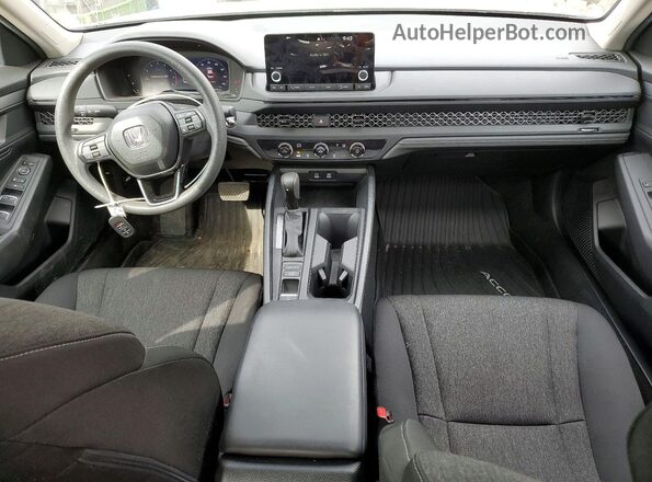 1HGCY1F25SA002278 2025 HONDA ACCORD Black Widok deski rozdzielczej