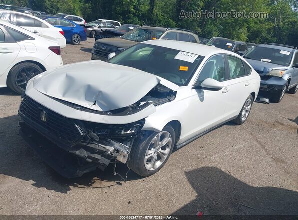 1HGCY1F25SA009053 2025 HONDA ACCORD White წინა მარცხენა ხედი სამი მეოთხედიდან
