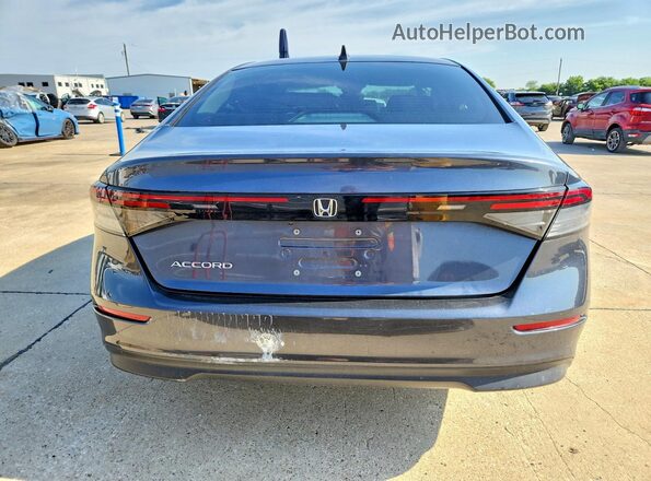 1HGCY1F26PA010106 2023 HONDA ACCORD Gray უკანა ხედი