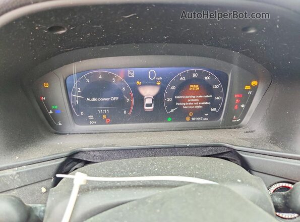 1HGCY1F26PA049794 2023 HONDA ACCORD Charcoal Widok zestawu wskaźników