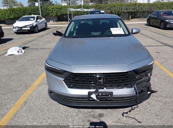 1HGCY1F26SA080536 2025 HONDA ACCORD Silver Instrument cluster view