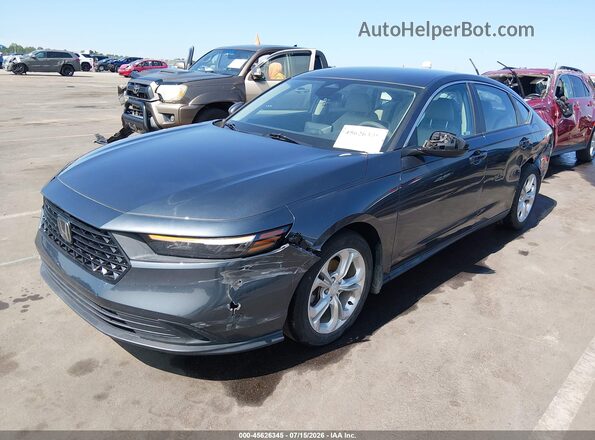 1HGCY1F27PA013077 2023 HONDA ACCORD Gray წინა მარცხენა ხედი სამი მეოთხედიდან