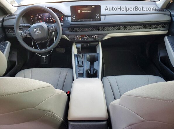1HGCY1F27SA047934 2025 HONDA ACCORD Gray Dashboard view