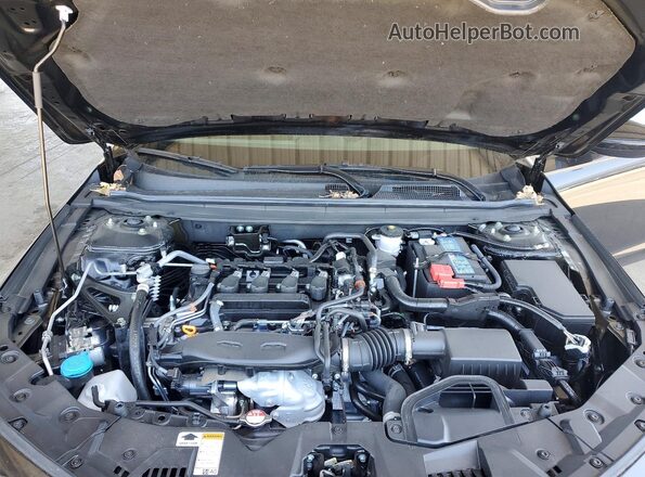 1HGCY1F27SA070369 2025 HONDA ACCORD Black Widok wnętrza z tyłu