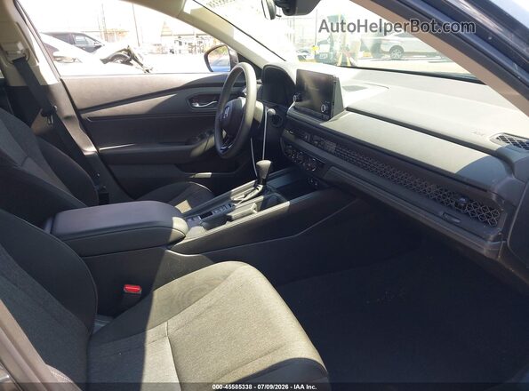 1HGCY1F27SA084837 2025 HONDA ACCORD Black Вид салону спереду