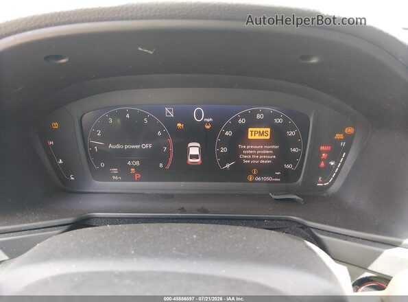 1HGCY1F28PA011435 2023 HONDA ACCORD White Rear seats view