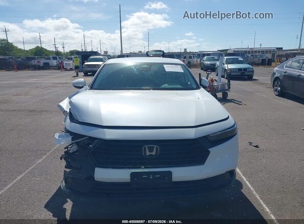 1HGCY1F28PA011435 2023 HONDA ACCORD White Rear interior view
