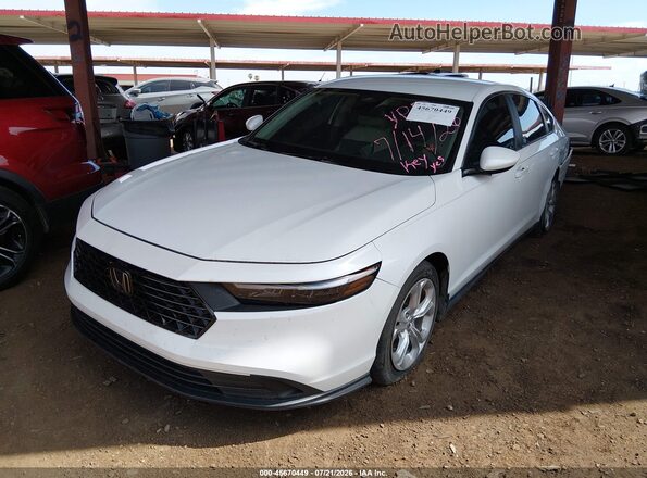 1HGCY1F28PA042538 2023 HONDA ACCORD White Передня ліва чверть