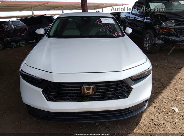 1HGCY1F28PA042538 2023 HONDA ACCORD White Вид щитка приладів