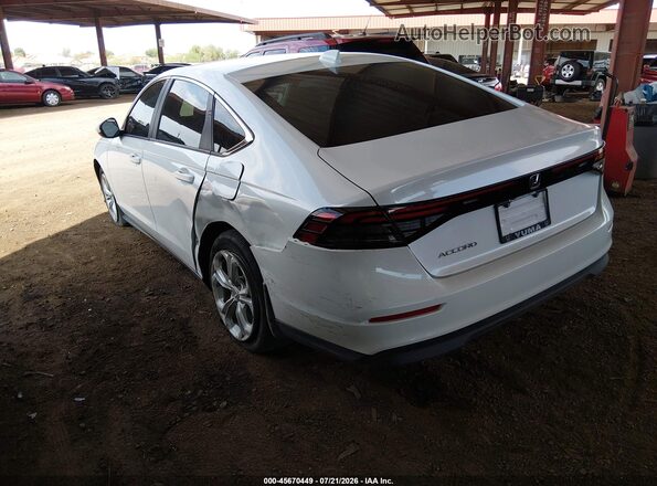 1HGCY1F28PA042538 2023 HONDA ACCORD White Задня ліва чверть