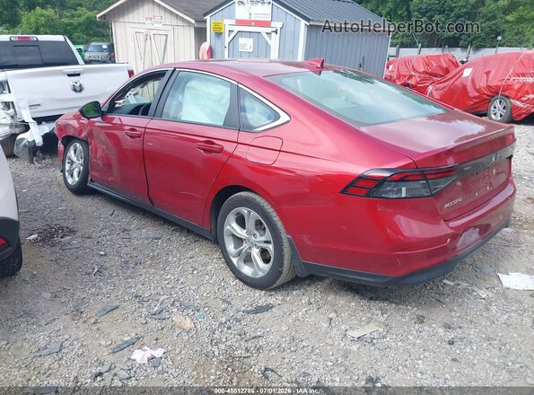 1HGCY1F28PA043463 2023 HONDA ACCORD Red Հետևի ձախ