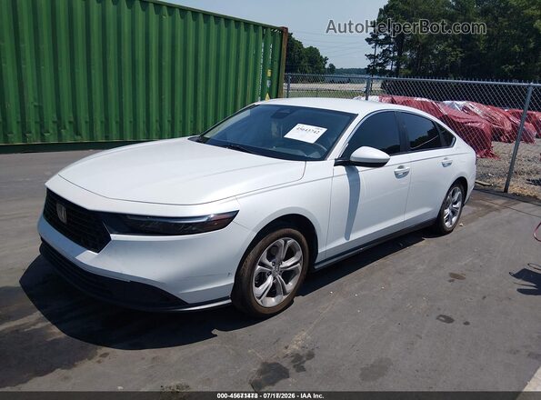 1HGCY1F28RA004228 2024 HONDA ACCORD White Առջևի ձախ երեք քառորդ տեսարան