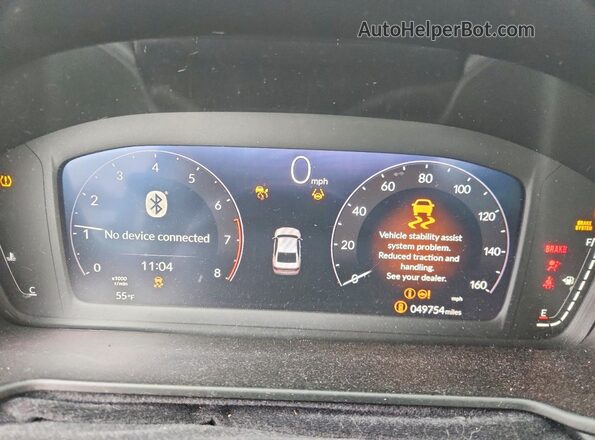 1HGCY1F29PA055475 2023 HONDA ACCORD White Instrument cluster view