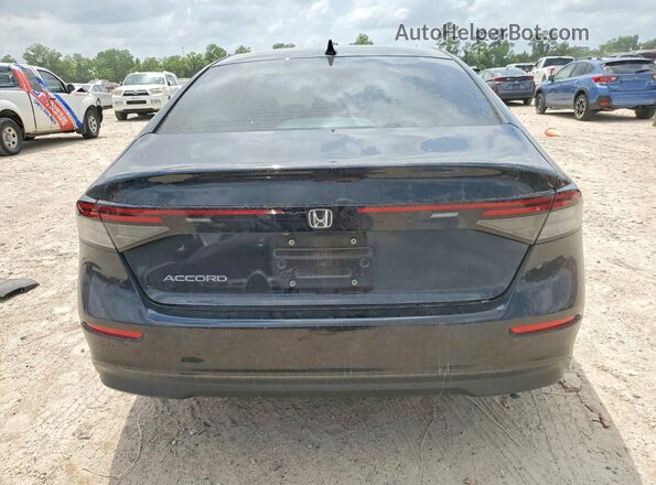 1HGCY1F29PA057517 2023 HONDA ACCORD Black უკანა ხედი