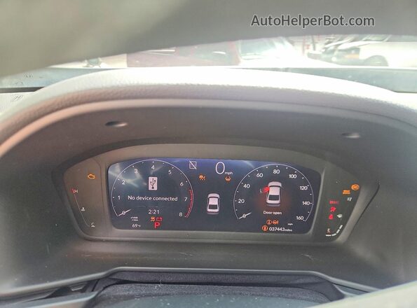 1HGCY1F29RA060629 2024 HONDA ACCORD Silver ხელსაწყოთა პანელის ხედი