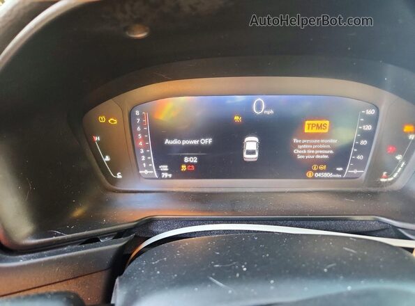1HGCY1F29RA071484 2024 HONDA ACCORD Белый Вид щитка приборов