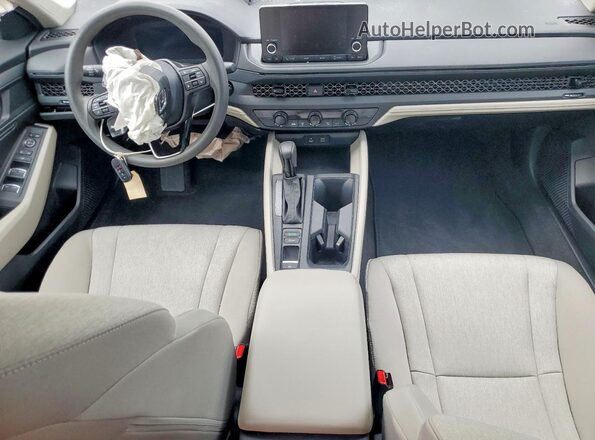 1HGCY1F29SA073287 2025 HONDA ACCORD Gray Առջևի վահանակի տեսք