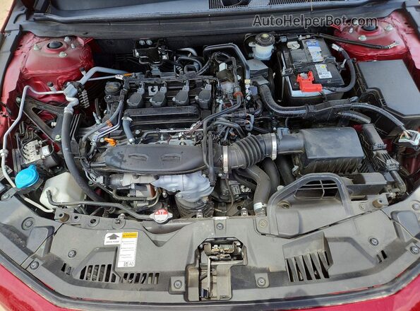 1HGCY1F2XPA009606 2023 HONDA ACCORD Red Вид задньої частини салону
