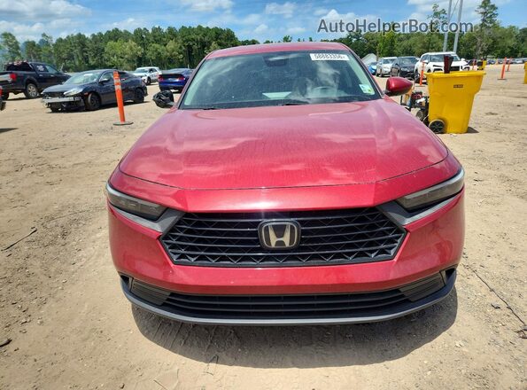 1HGCY1F2XPA009606 2023 HONDA ACCORD Red Вид спереду