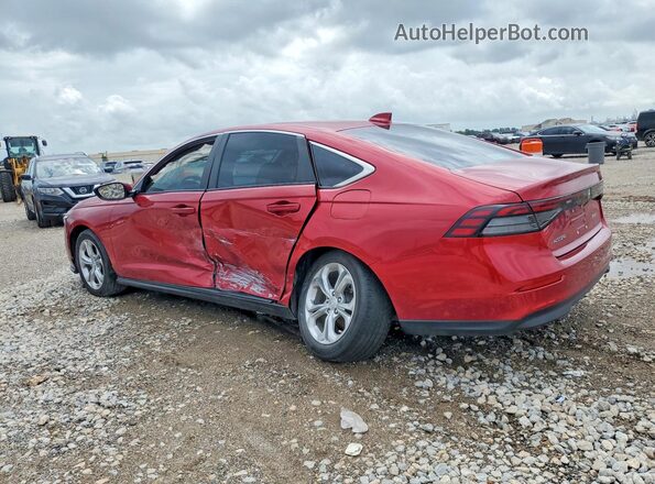 1HGCY1F2XRA022181 2024 HONDA ACCORD Красный Задняя левая четверть