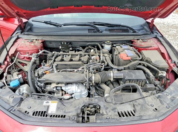 1HGCY1F2XRA022181 2024 HONDA ACCORD Красный Вид задней части салона
