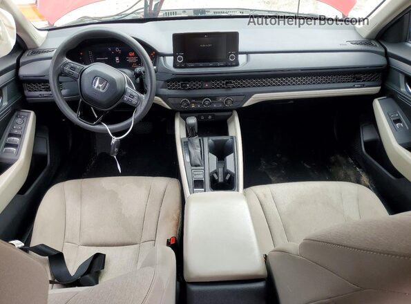 1HGCY1F2XRA022181 2024 HONDA ACCORD Красный Вид панели приборов