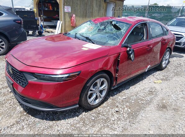 1HGCY1F2XTA007932 2026 HONDA ACCORD Red Front left