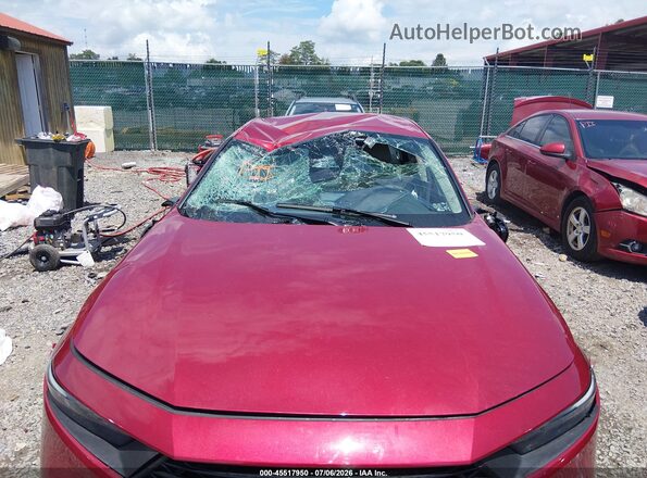 1HGCY1F2XTA007932 2026 HONDA ACCORD Red Front view