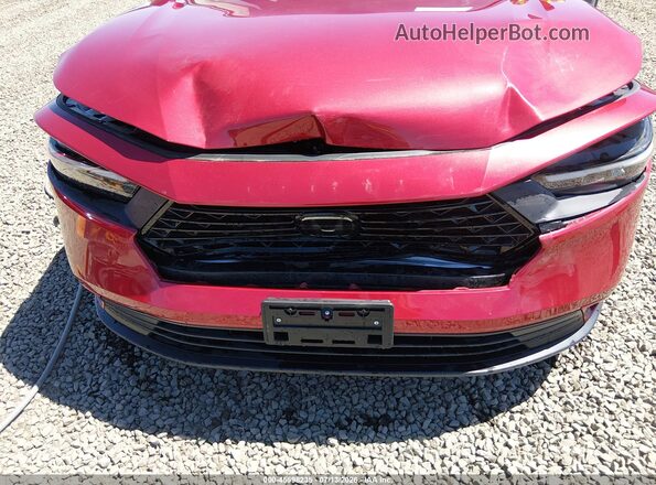 1HGCY1F30PA001488 2023 HONDA ACCORD Red Դիմացի տեսք