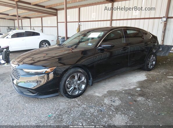 1HGCY1F30RA007553 2024 HONDA ACCORD Black Vista tres cuartos delantera izquierda