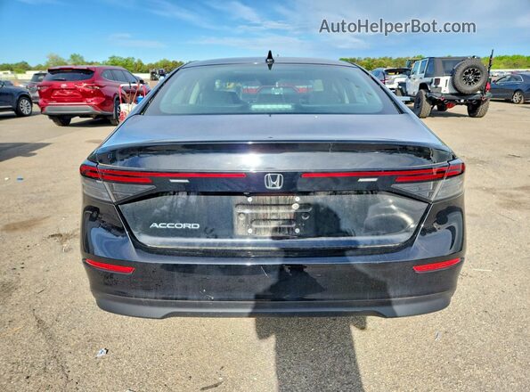 1HGCY1F30RA045705 2024 HONDA ACCORD Черный Вид сзади